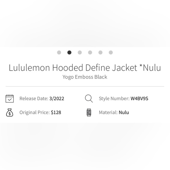 Hooded Define Jacket *Nulu Yogo Embossed Black Very Rare and Hard To Find. Sz 10 - Picture 11 of 11